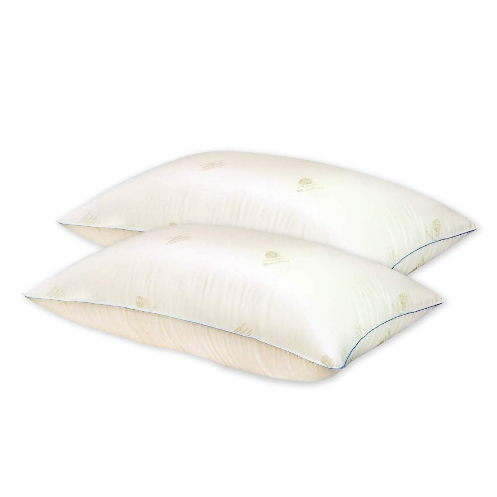 Luxor Linen Luxor Australian Made Wool Pillow, Twin Pack