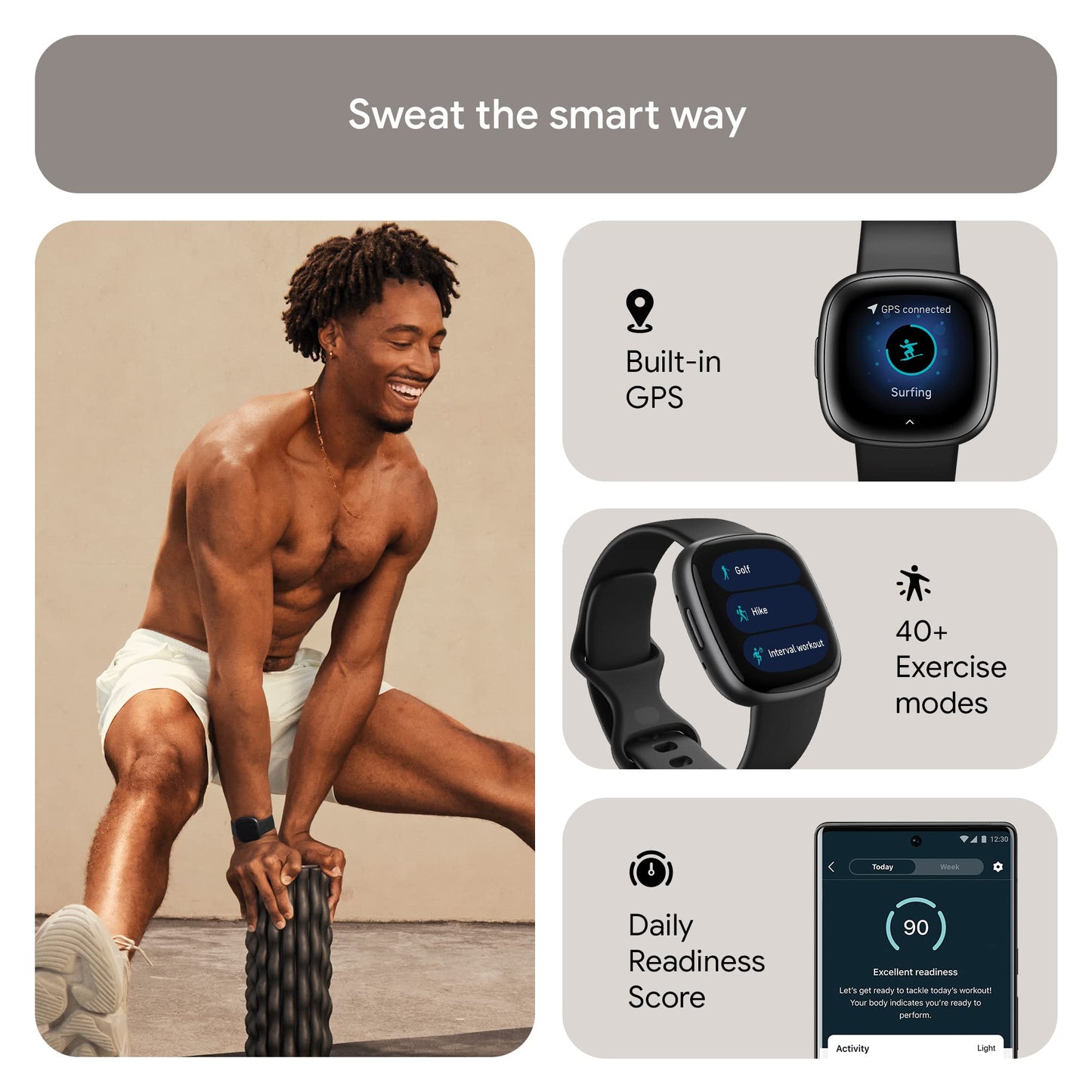 Fitbit Versa 4 Fitness Smartwatch