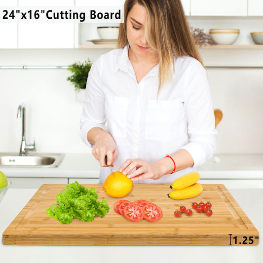 Utoplike Extra Large XXXL Bamboo Cutting Board