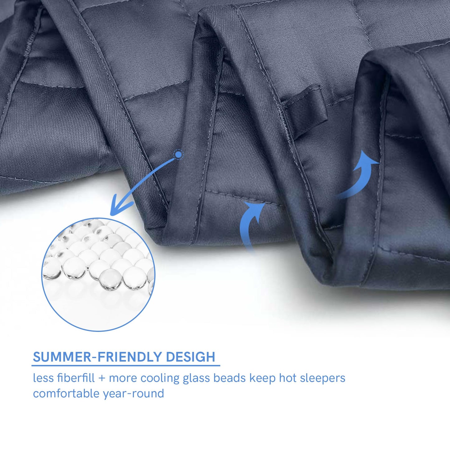 YnM Cooling Bamboo Weighted Blanket