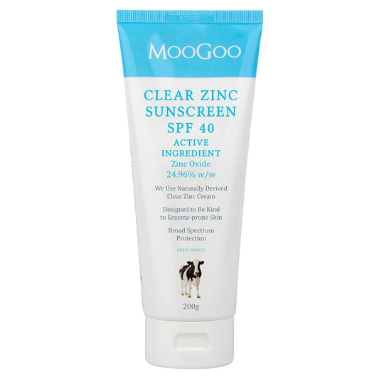 MooGoo Natural Zinc-Based Sunscreen SPF40 (200g)