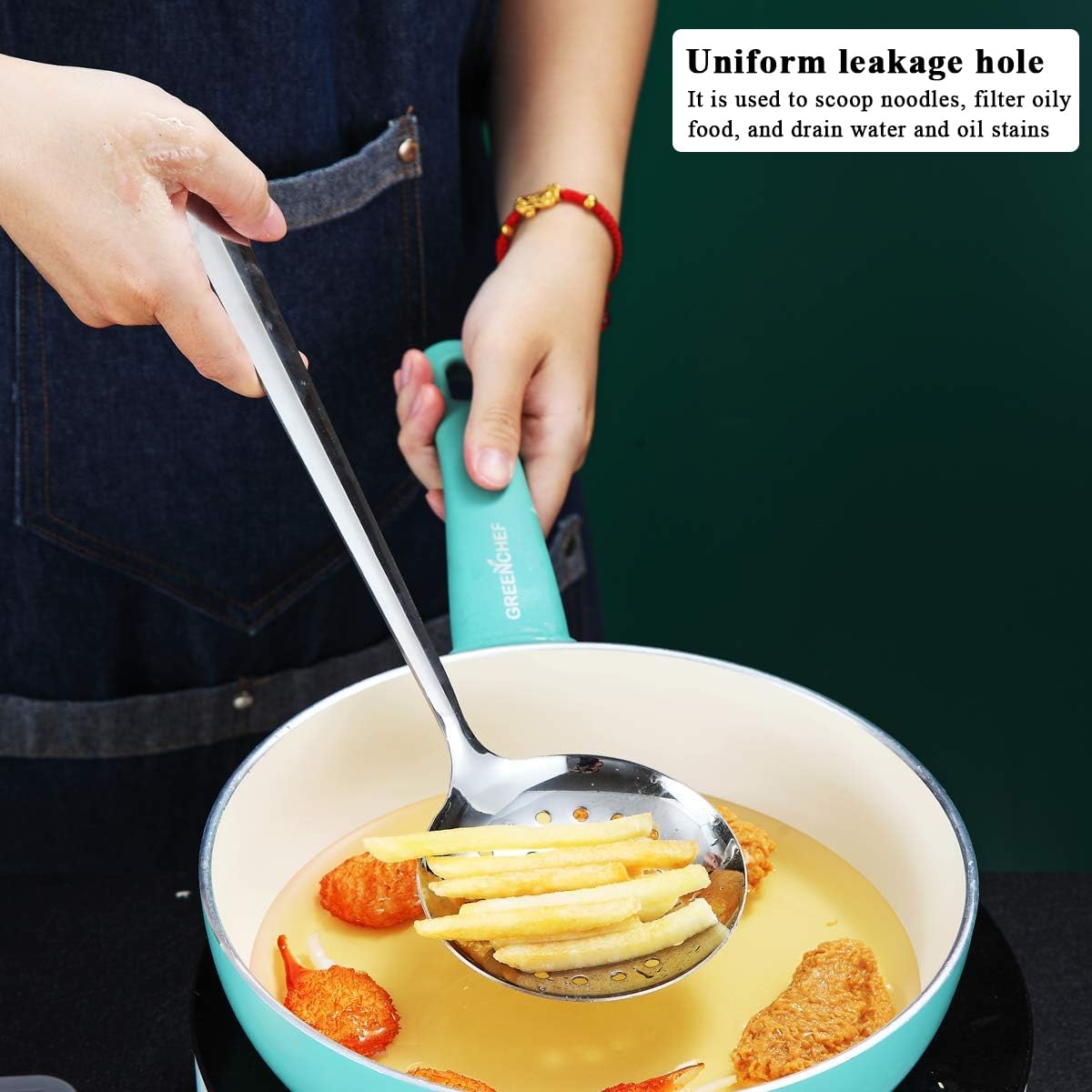 ReaNea Premium Stainless Steel Kitchen Cooking Utensils Set (4-Piece Set)