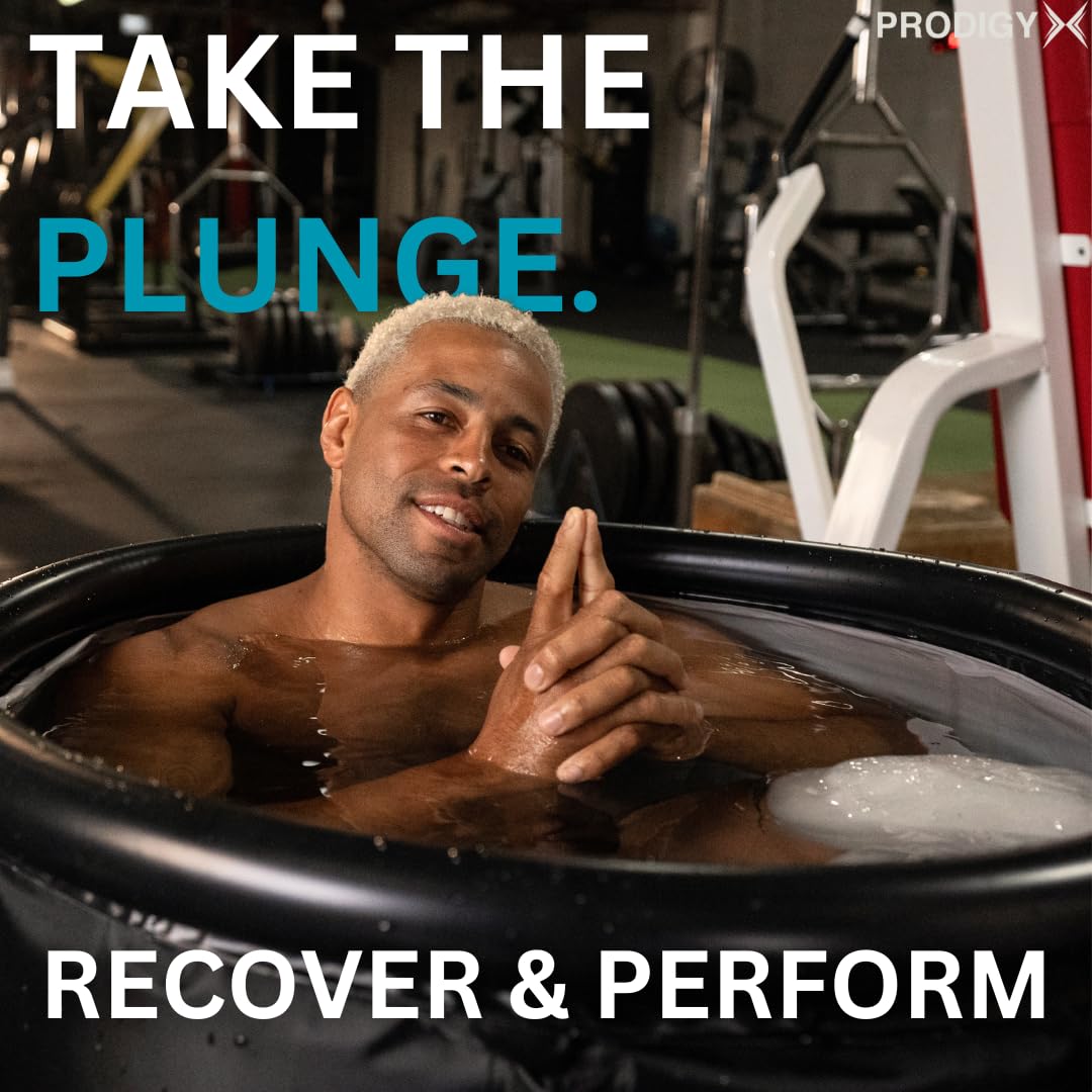 Prodigy X Portable Ice Plunge Bath Tub (Includes Lid & Thermometer)