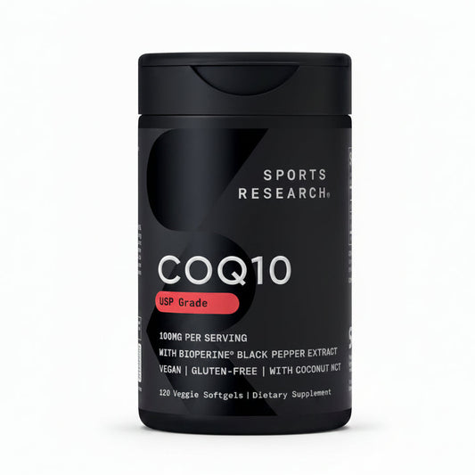 Sports Research Vegan CoQ10 100mg with Coconut Oil & BioPerine