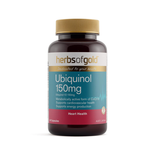Herbs of Gold Ubiquinol 150mg (60 Capsules)