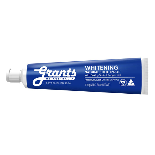Grants of Australia Natural Whitening Toothpaste with Baking Soda & Peppermint (110g x 3 Pack)