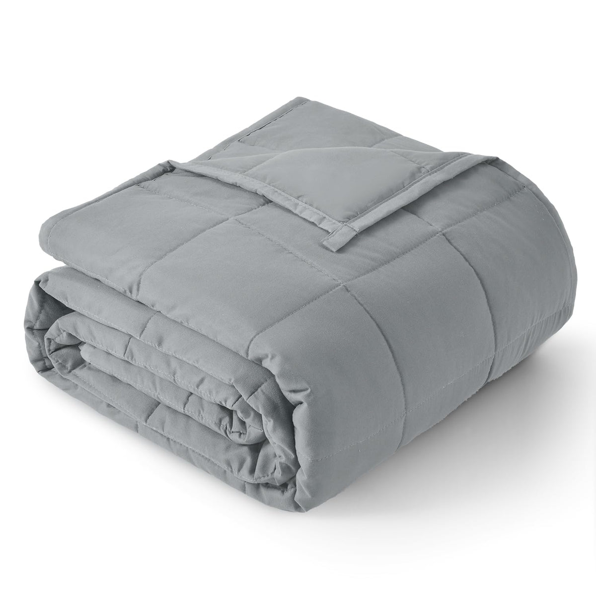 BUZIO All-Season Weighted Blanket for Better Sleep (150x200cm / 9kg / Grey)
