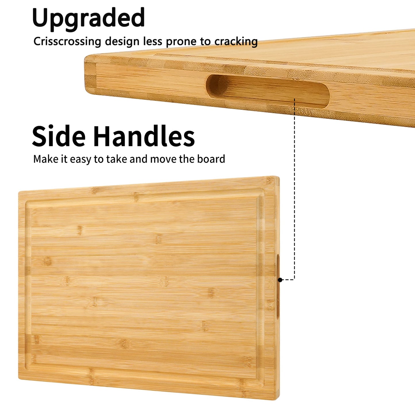 Utoplike Extra Large XXXL Bamboo Cutting Board