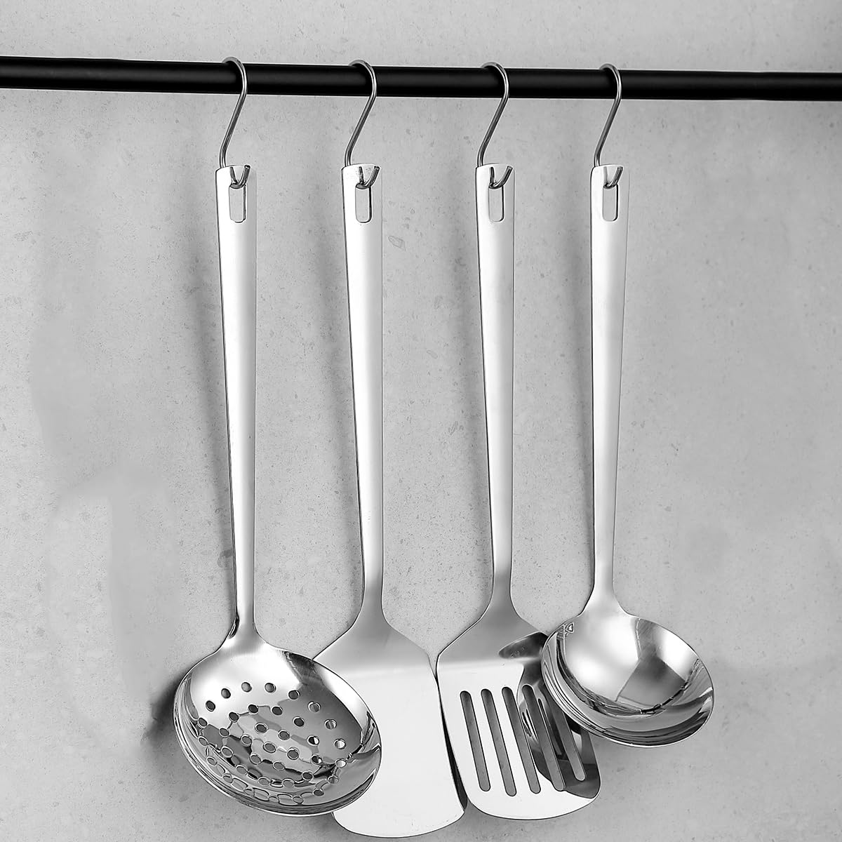 ReaNea Premium Stainless Steel Kitchen Cooking Utensils Set (4-Piece Set)