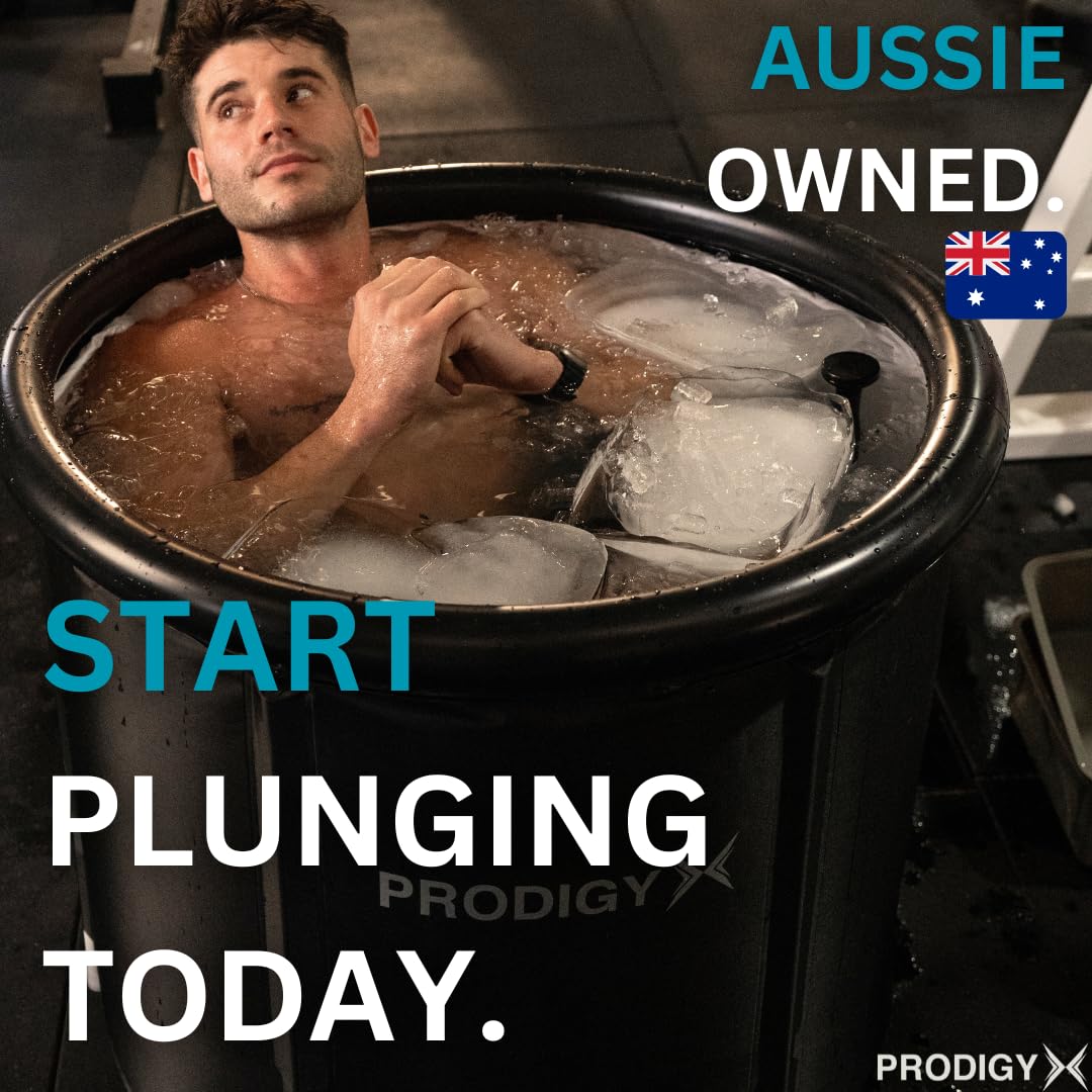 Prodigy X Portable Ice Plunge Bath Tub (Includes Lid & Thermometer)