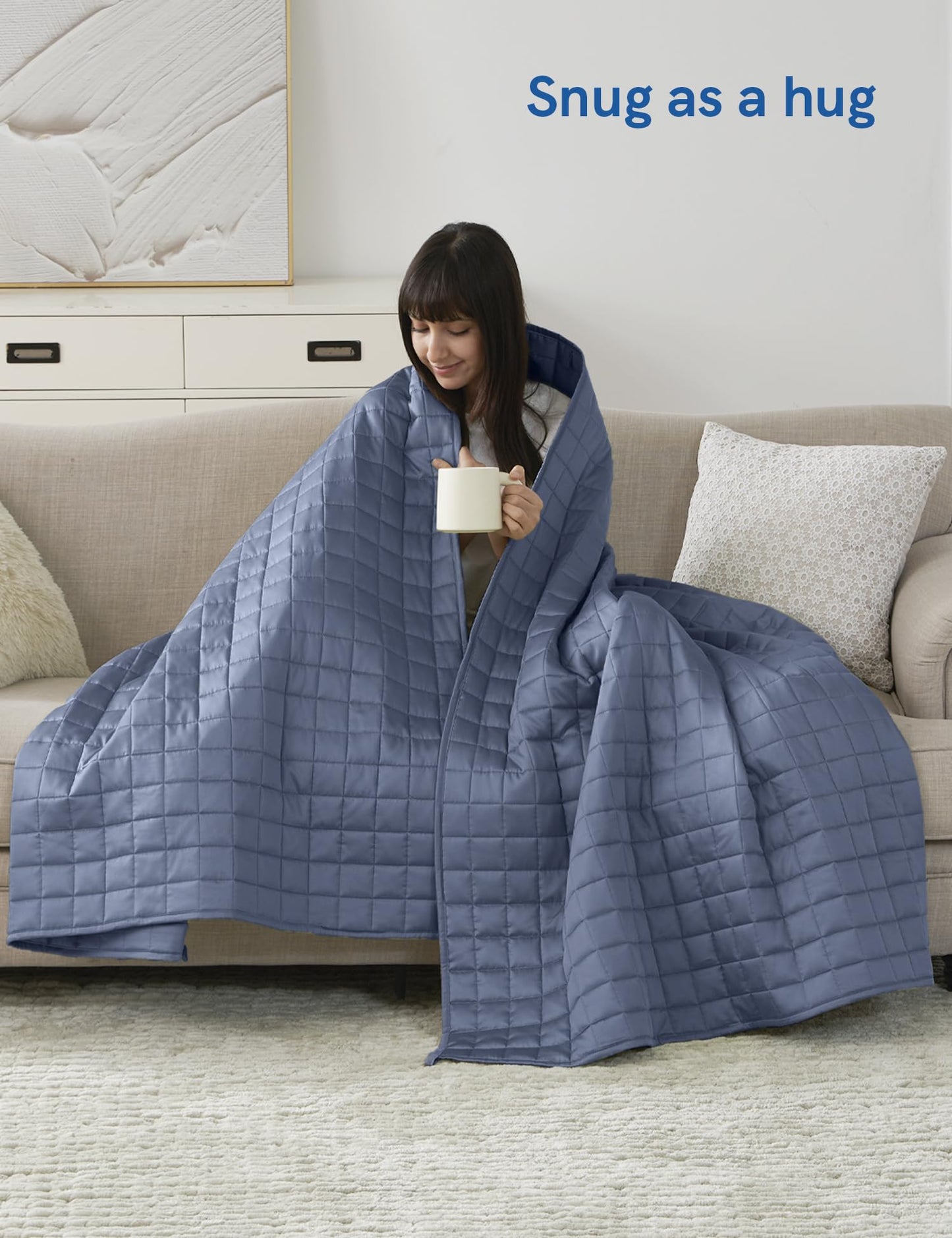 YnM Cooling Bamboo Weighted Blanket