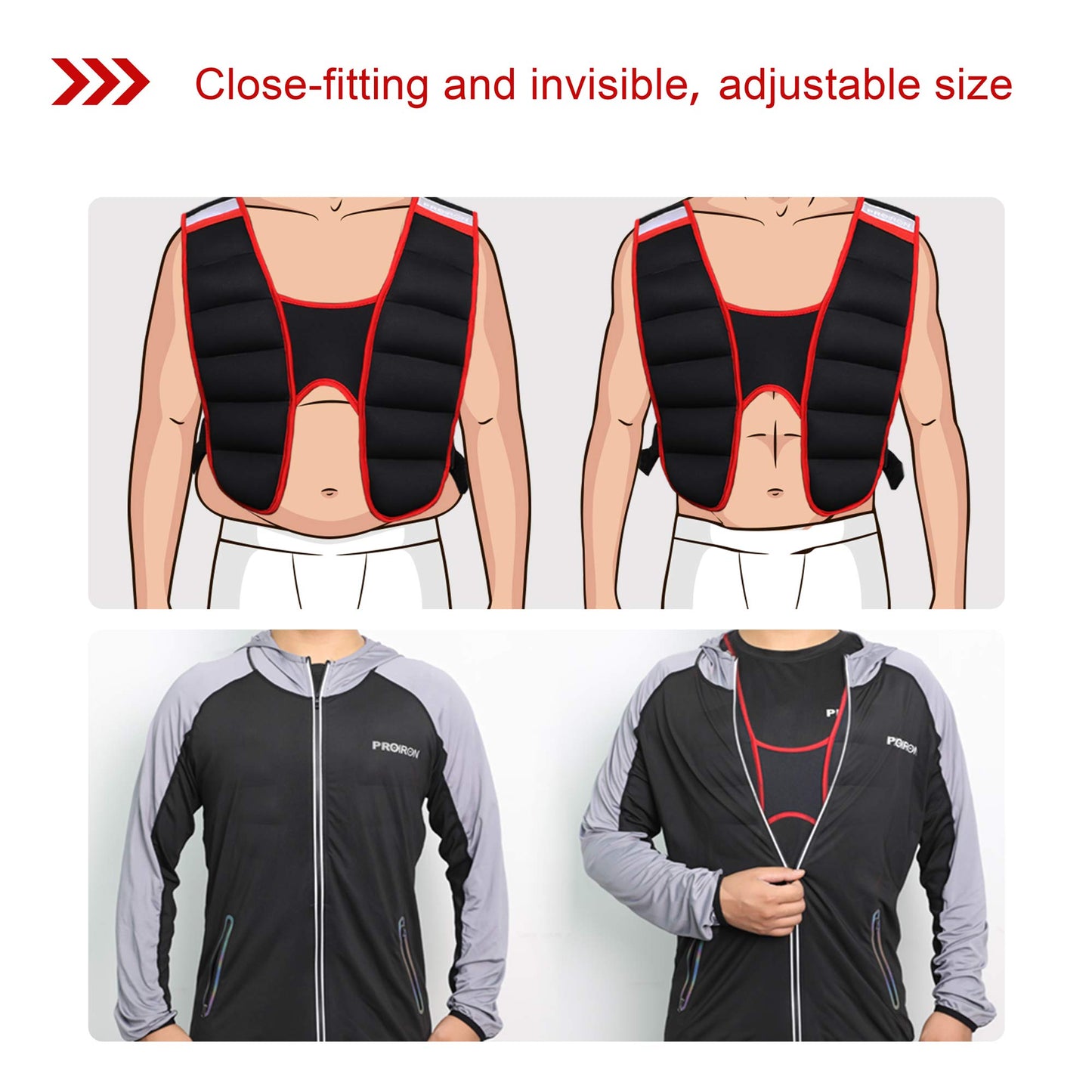 PROIRON Ergonomic Weighted Vest