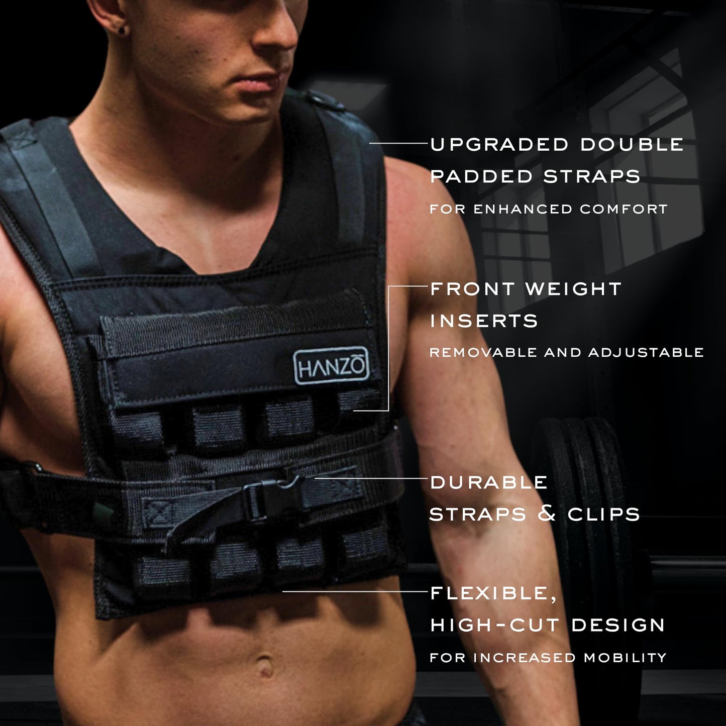 BDRX Hanzo Adjustable Weighted Vest