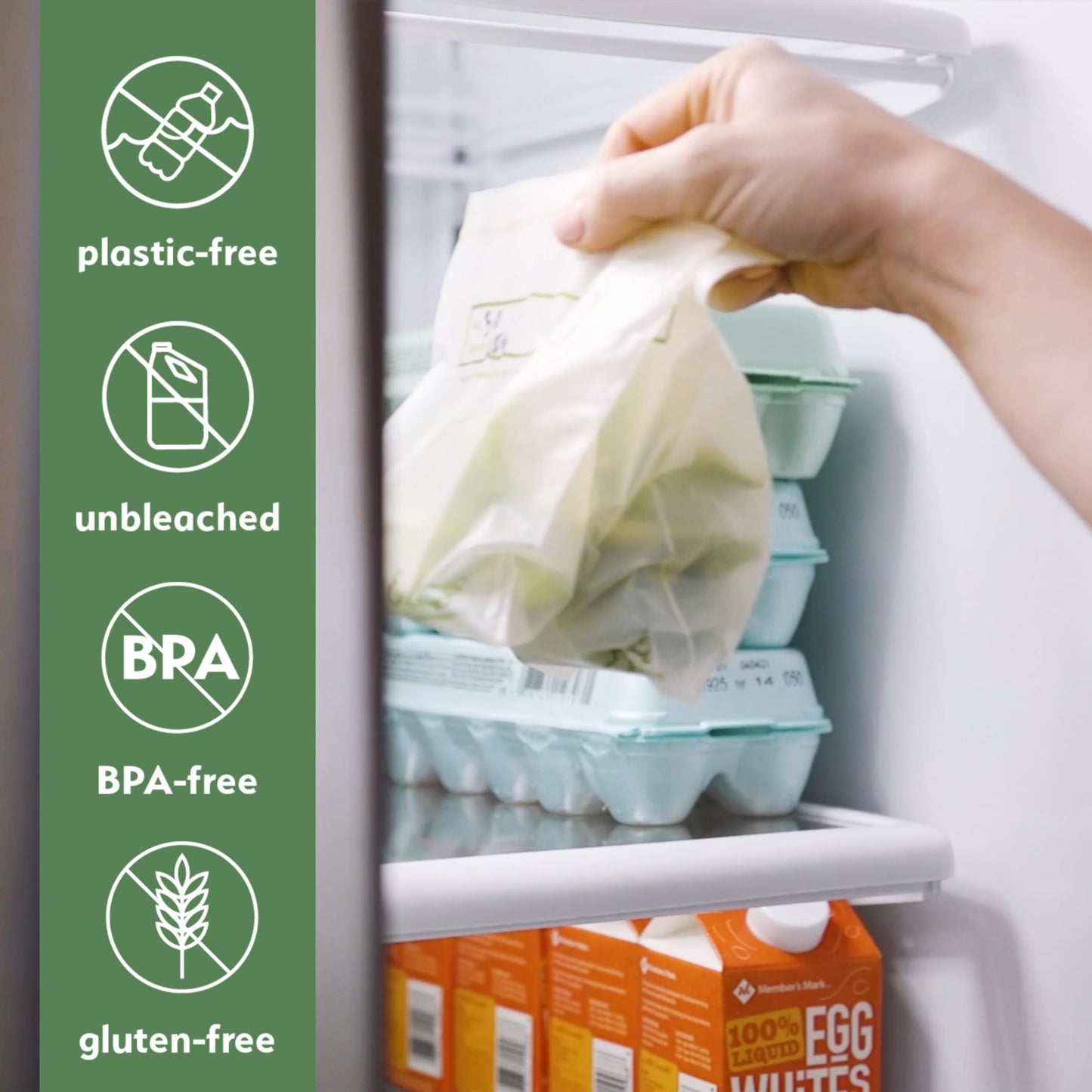 Earth's Natural Alternative 100% Compostable Food Storage Snack Bags (150-Pack)