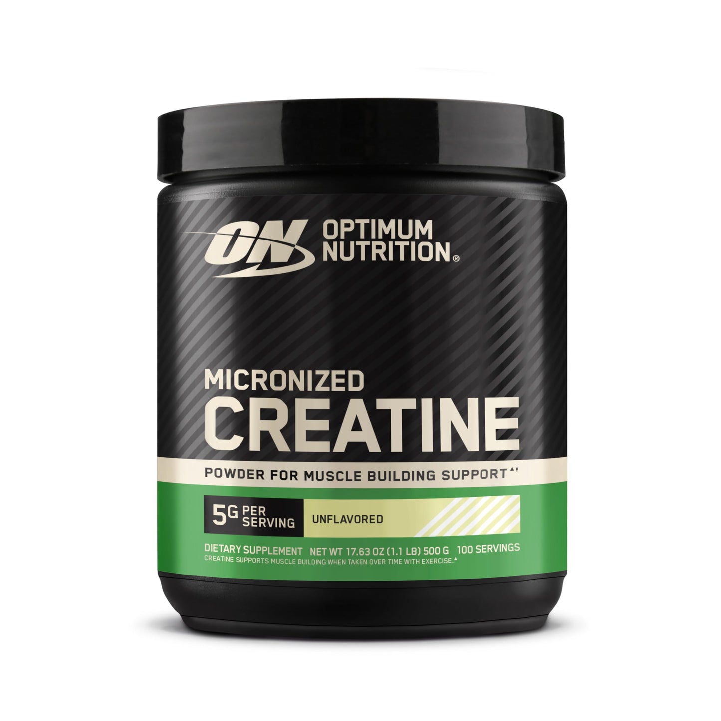 Optimum Nutrition Micronized Creatine Monohydrate Powder (Unflavoured 300g)