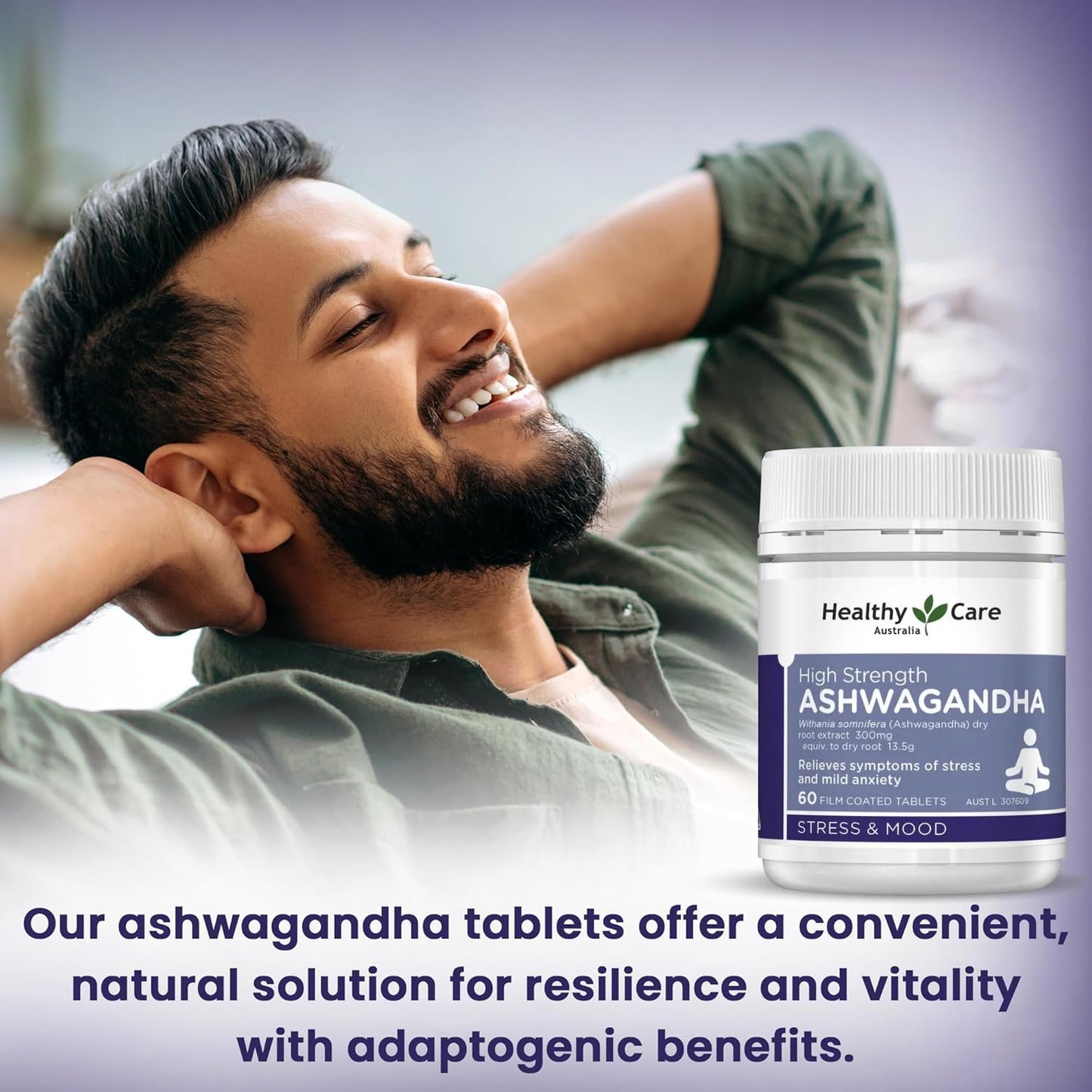 Healthy Care High Strength Ashwagandha (60 Tablets)