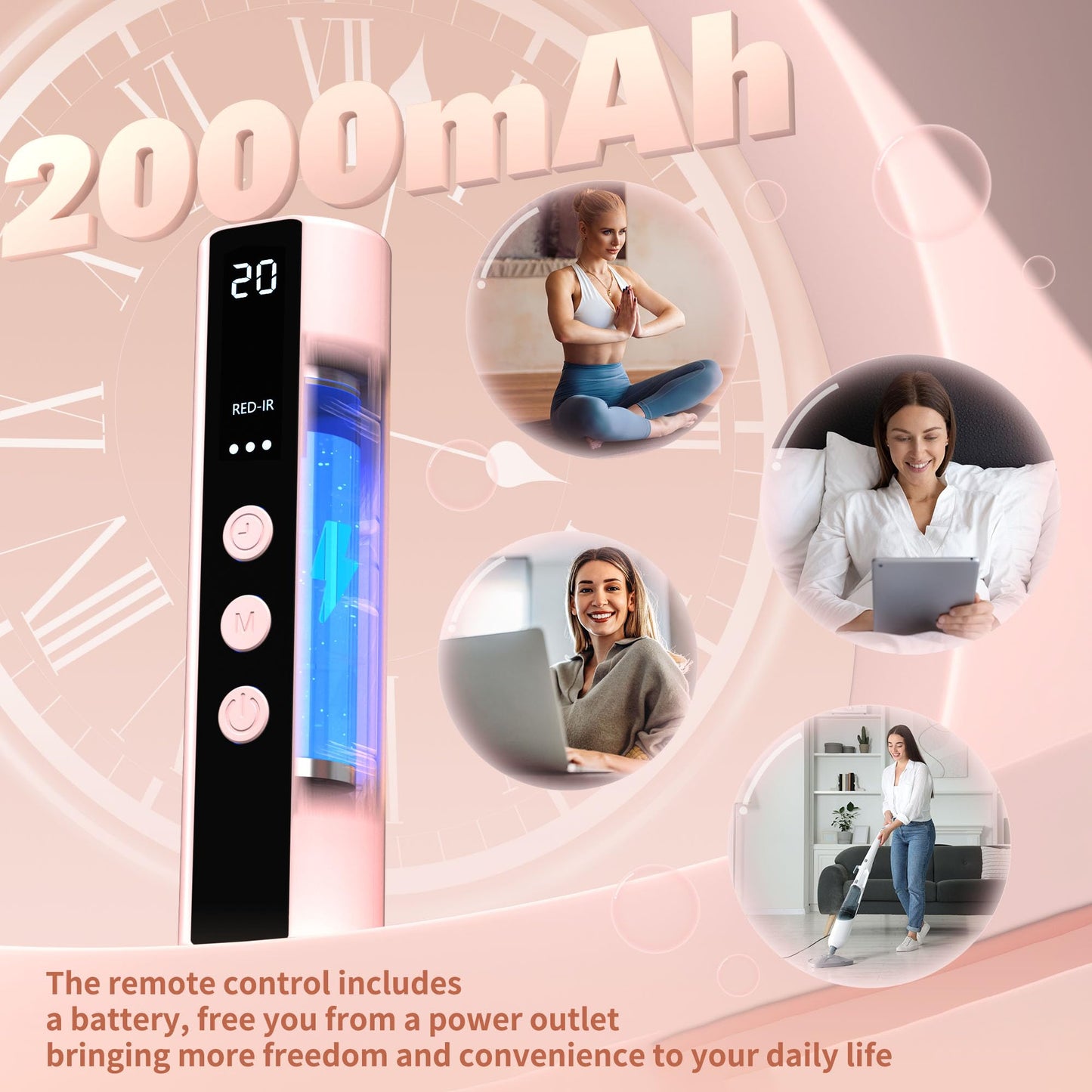 NVBOTY 4-Mode 400 LED Light Therapy Face Mask