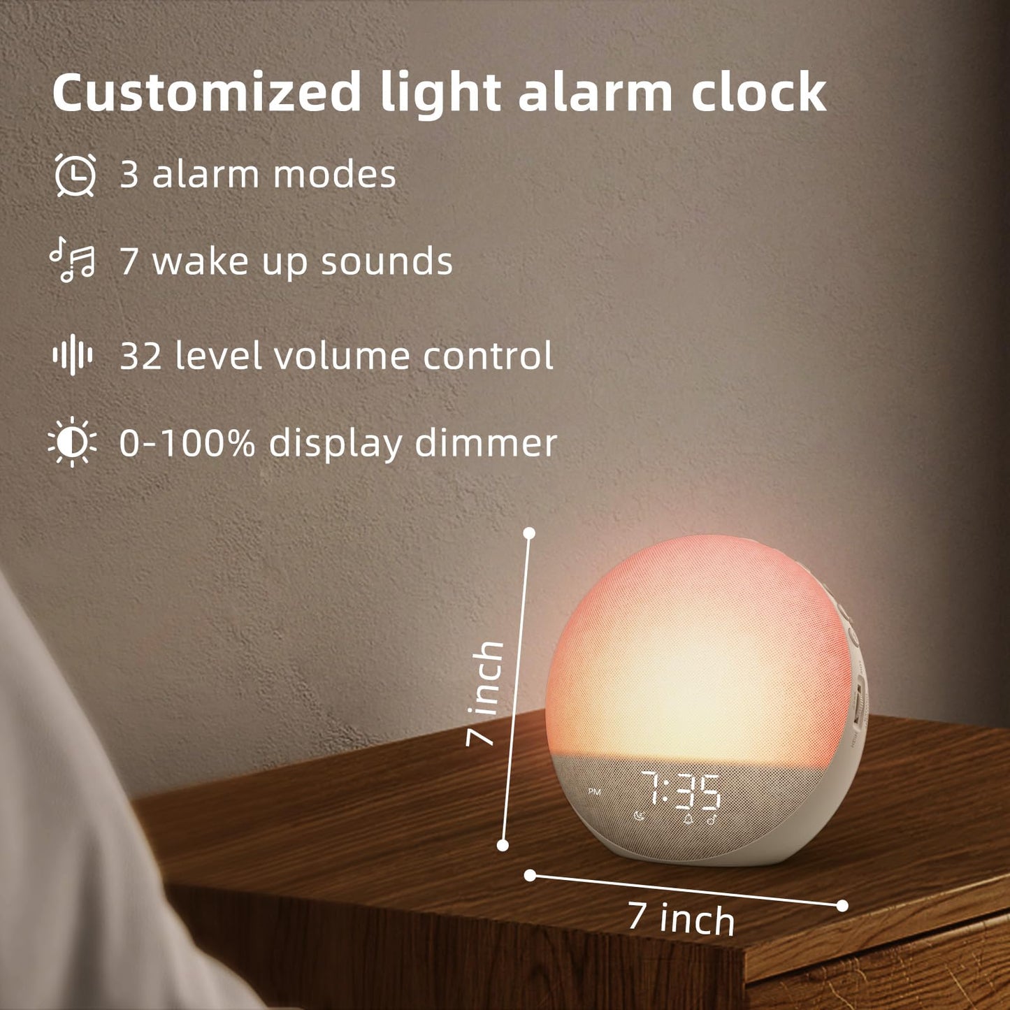 Acedeck Natural Sunrise Alarm & Sound Machine