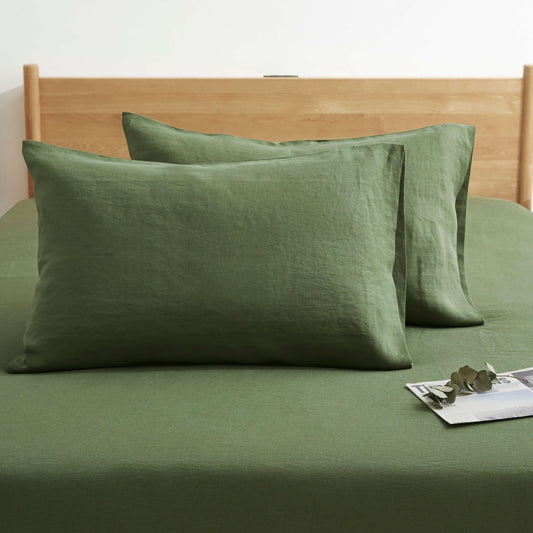 ATLINIA 100% Pure Flax Linen Bedding Set