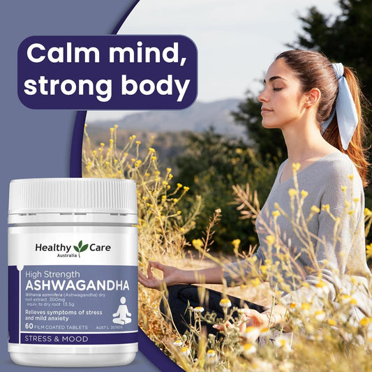 Healthy Care High Strength Ashwagandha (60 Tablets)