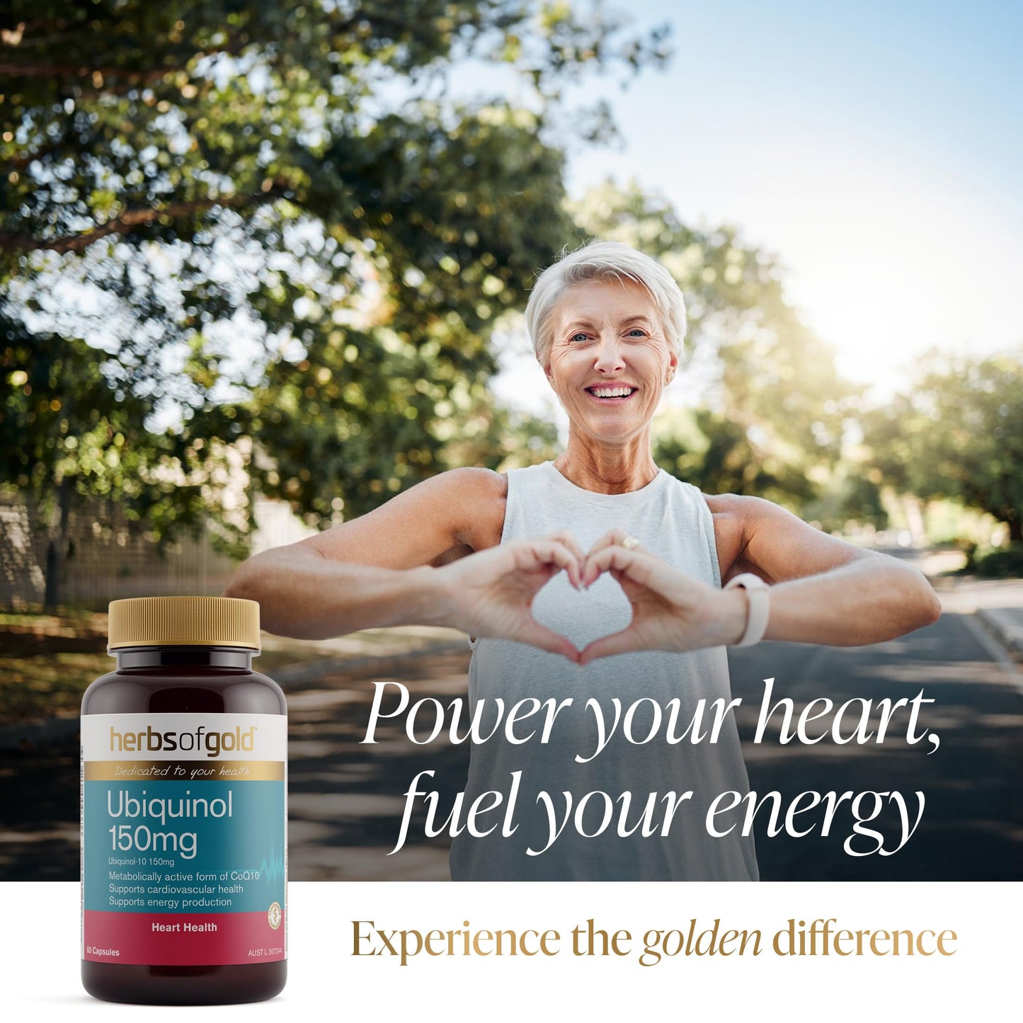 Herbs of Gold Ubiquinol 150mg (60 Capsules)