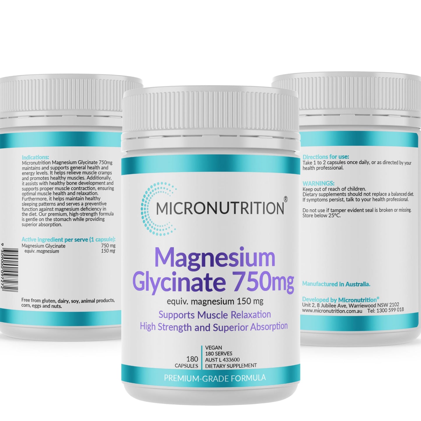 MICRONUTRITION High-Absorption Magnesium Glycinate
