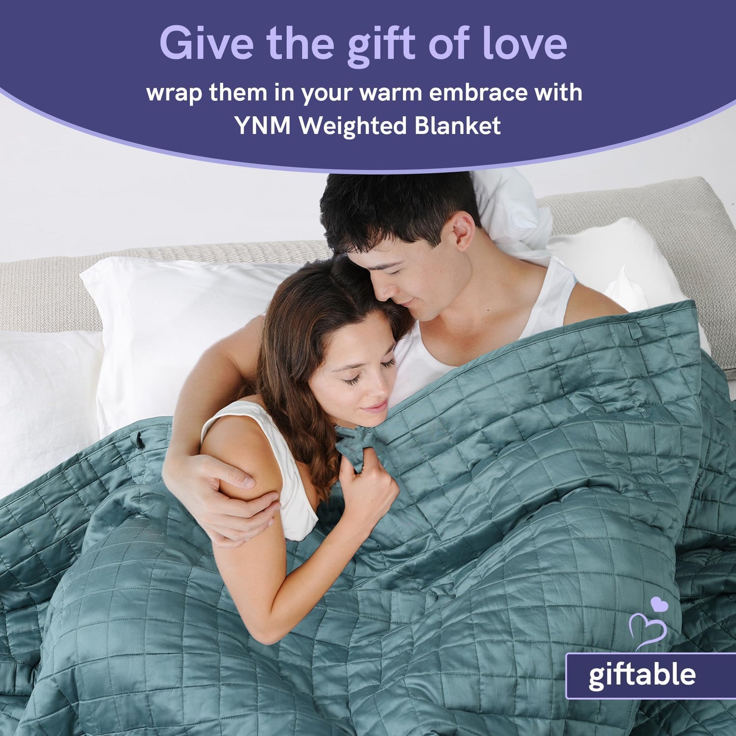 YnM Cooling Bamboo Weighted Blanket