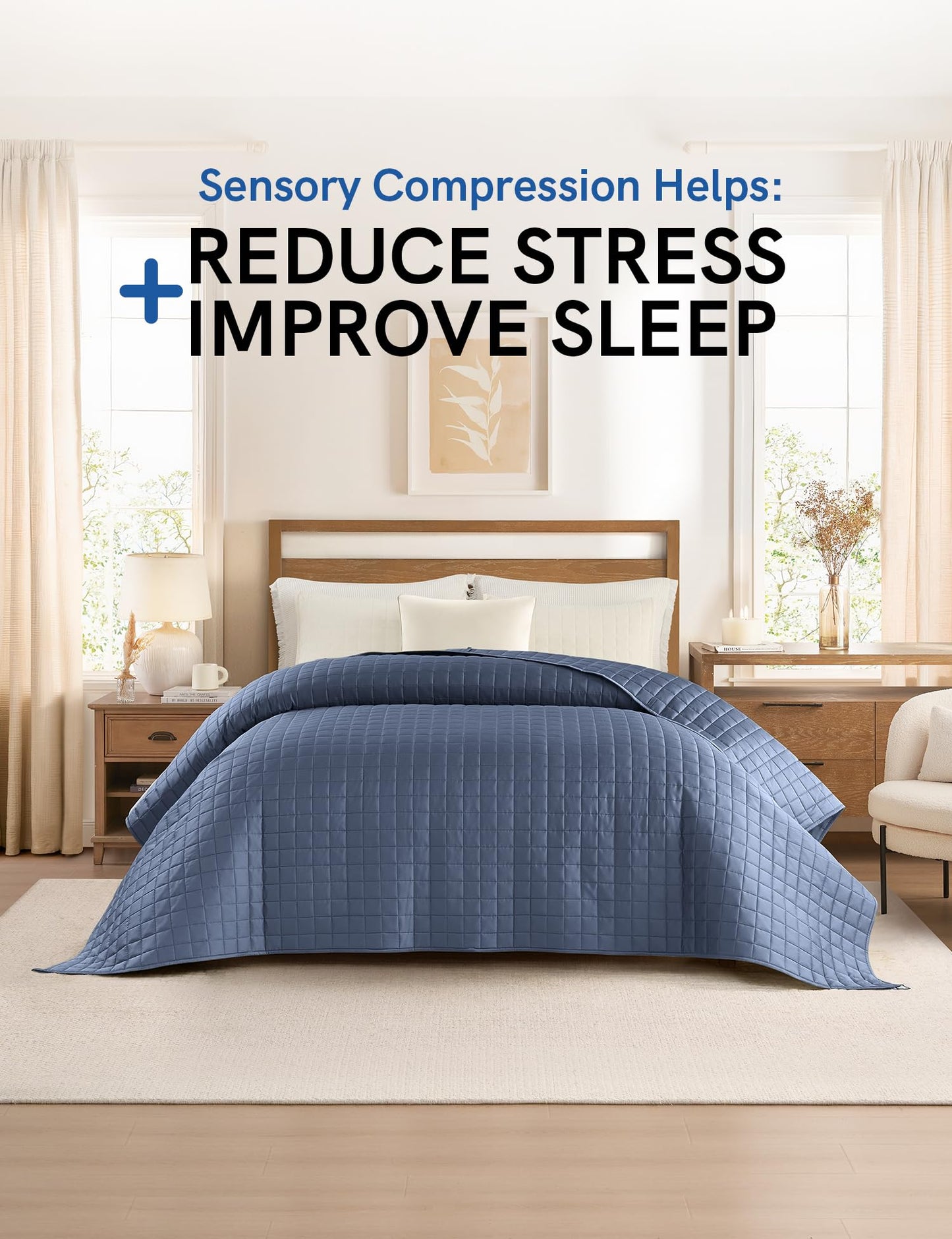 YnM Cooling Bamboo Weighted Blanket