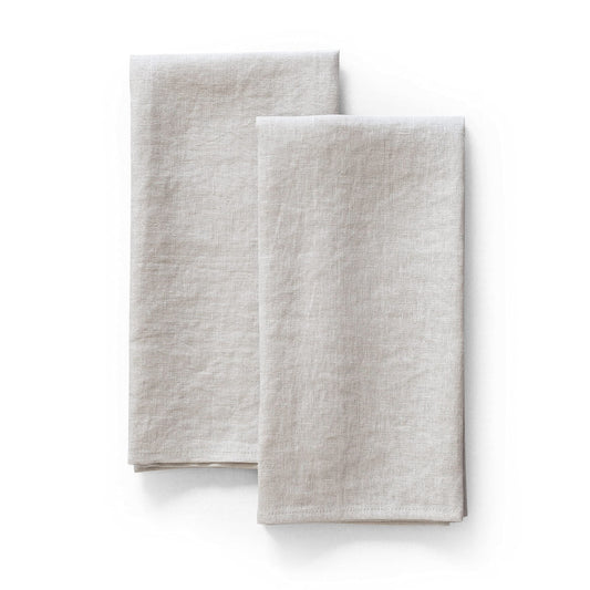 LK PureLife Premium Stonewashed Pure Flax Linen Kitchen Towels
